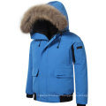 High Quality Women′s Winter Fashion Fur Hooded Goose Down Jacket